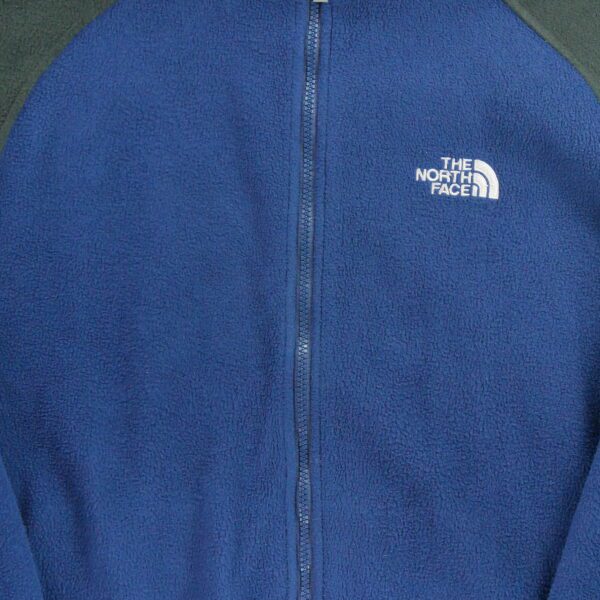 Veste polaires homme manches longues bleu The North Face Col Montant
