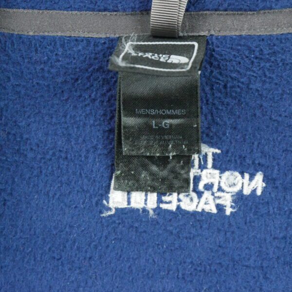 Veste polaires homme manches longues bleu The North Face Col Montant