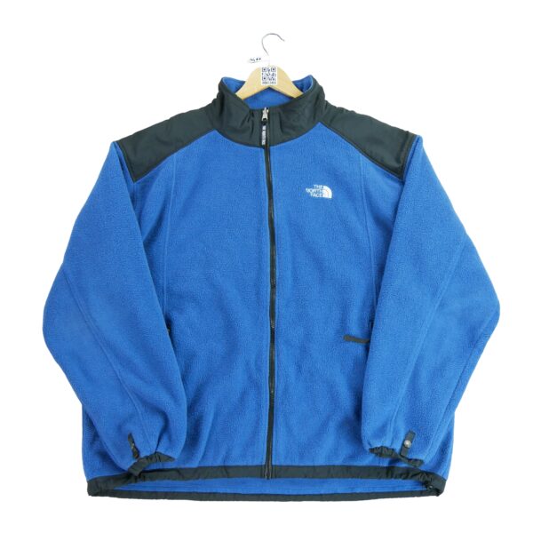 Veste polaires homme manches longues bleu The North Face Col Montant