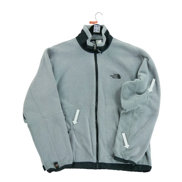 Veste polaires homme manches longues gris The North Face Col Montant QWE2412