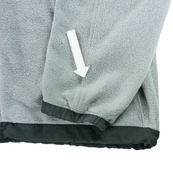 Veste polaires homme manches longues gris The North Face Col Montant QWE2412