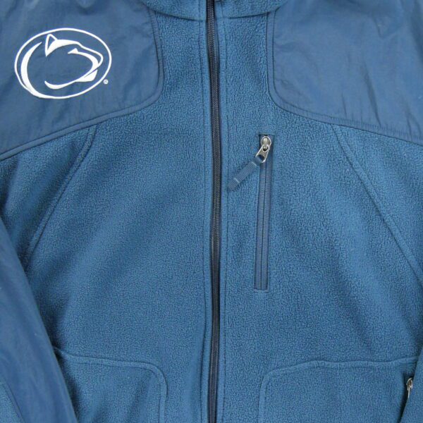Veste polaires homme manches longues marine Columbia Motif imprime Col Montant Equipe Penn State QWE3025