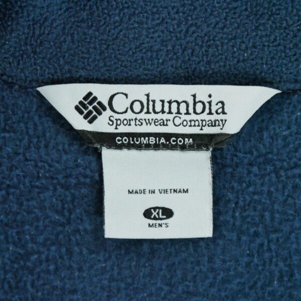 Veste polaires homme manches longues marine Columbia Motif imprime Col Montant Equipe Penn State QWE3025