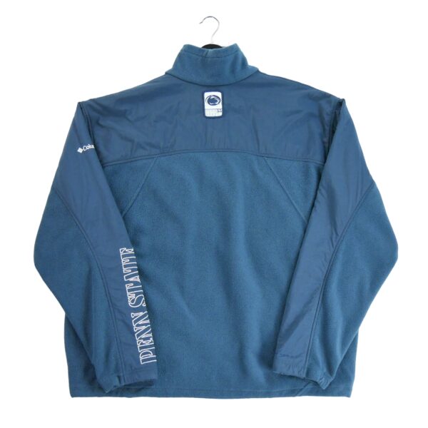 Veste polaires homme manches longues marine Columbia Motif imprime Col Montant Equipe Penn State QWE3025