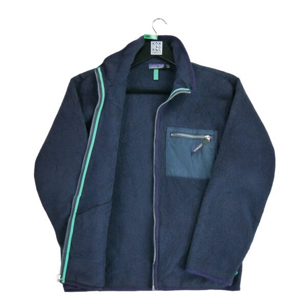 Veste polaires homme manches longues marine Patagonia Col Montant