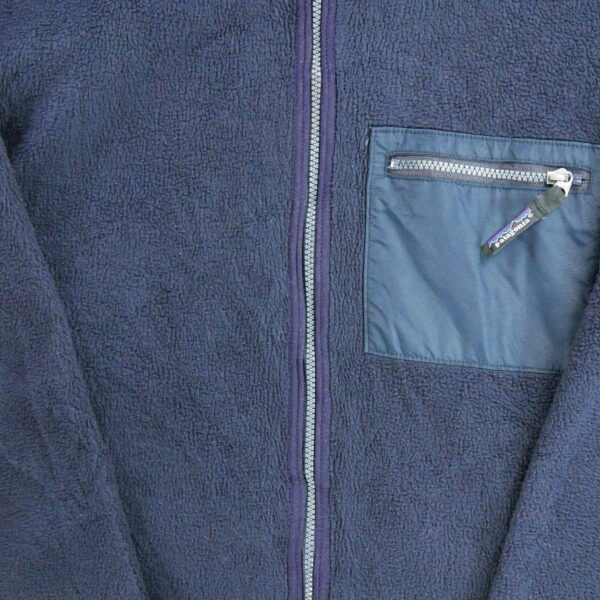 Veste polaires homme manches longues marine Patagonia Col Montant
