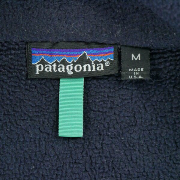 Veste polaires homme manches longues marine Patagonia Col Montant