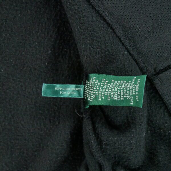 Veste polaires homme manches longues noir Polo Ralph Lauren Col Montant QWE3560