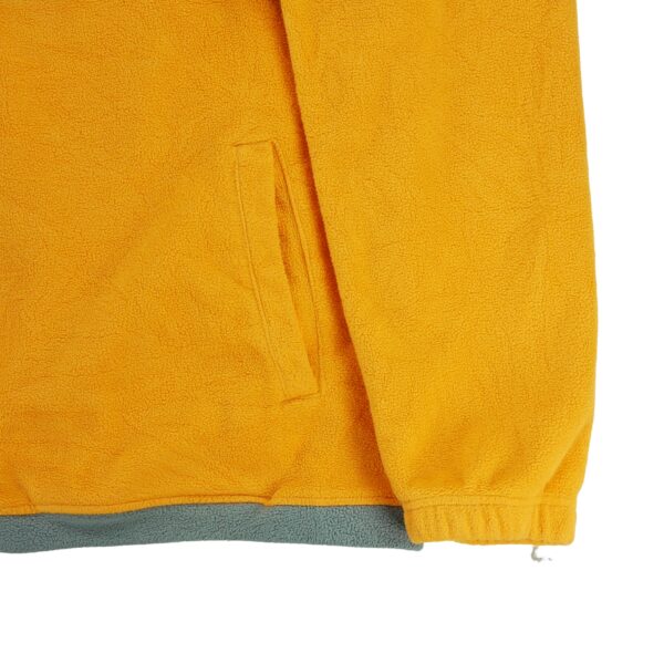 Veste polaires homme manches longues orange Vintage Col Montant