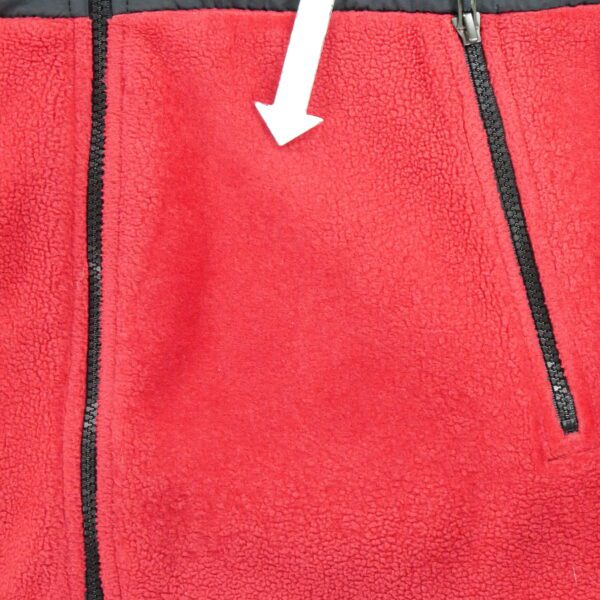 Veste polaires homme manches longues rouge The North Face Col Montant QWE2314