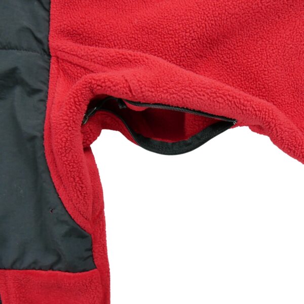 Veste polaires homme manches longues rouge The North Face Col Montant QWE2314