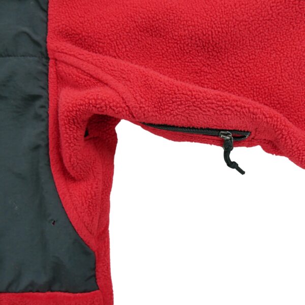 Veste polaires homme manches longues rouge The North Face Col Montant QWE2314
