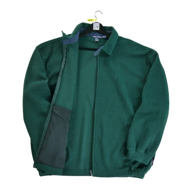 Veste polaires homme manches longues vert Nautica Col Montant