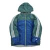 Blouson enfant manches longues bleu Adidas Col Montant