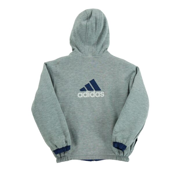 Blouson enfant manches longues marine Adidas Col Montant