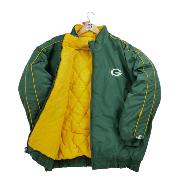 Blouson homme manches longues vert NFL Col Montant Equipe Green Bay Packers