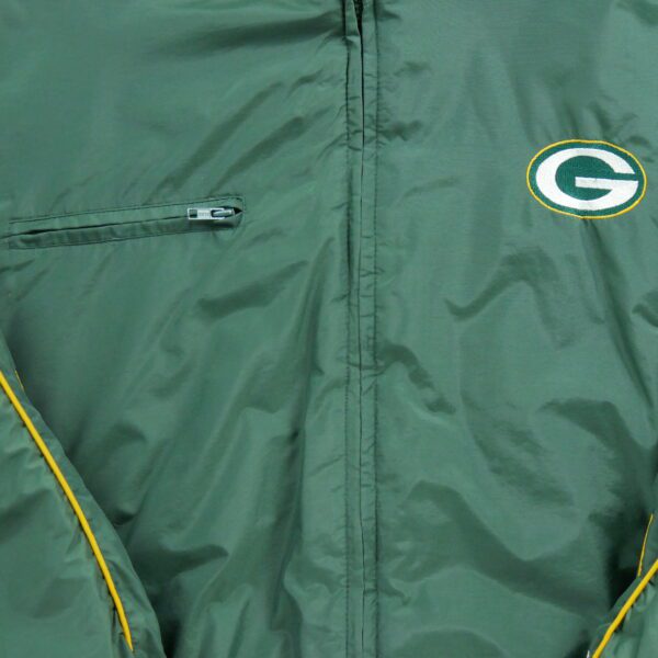 Blouson homme manches longues vert NFL Col Montant Equipe Green Bay Packers