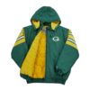 Blouson homme manches longues vert NFL Col Montant Equipe Green Bay Packers