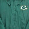 Blouson homme manches longues vert NFL Col Montant Equipe Green Bay Packers