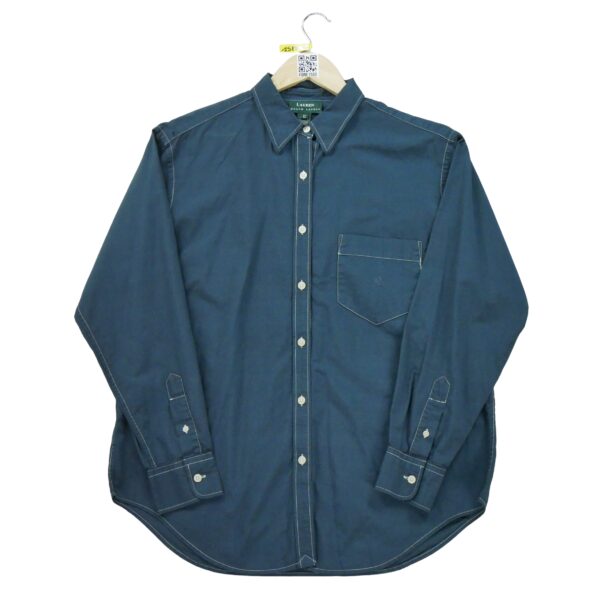 Chemise classiques femme manches longues bleu Polo Ralph Lauren