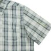 Chemise detente homme manches courtes gris Salomon Motif a carreaux