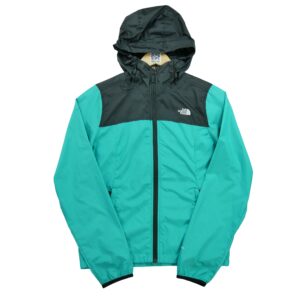 Coupe vent femme manches longues turquoise The North Face Col Montant