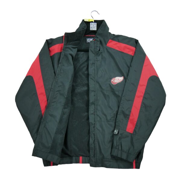 Coupe vent homme manches longues noir NHL Col Montant Equipe Detroit Red Wings