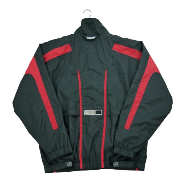 Coupe vent homme manches longues noir NHL Col Montant Equipe Detroit Red Wings