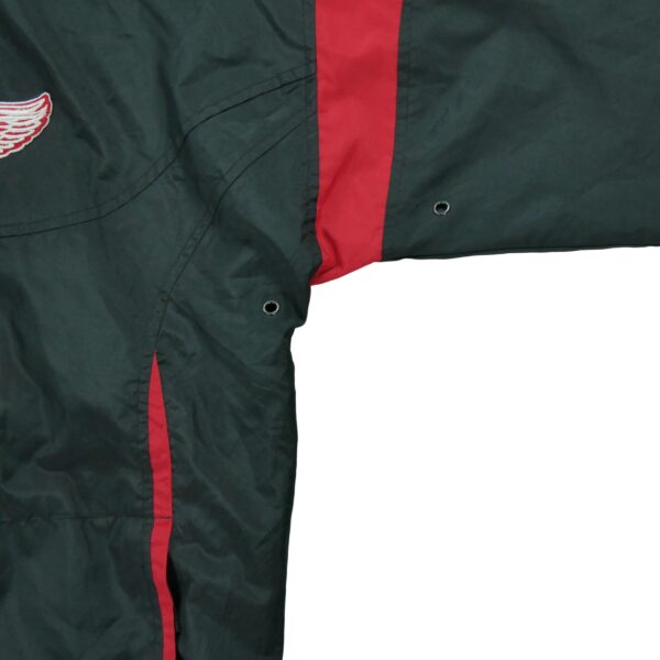 Coupe vent homme manches longues noir NHL Col Montant Equipe Detroit Red Wings