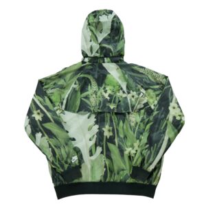 Coupe vent homme manches longues vert Nike Motif imprime Col Montant