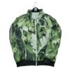Coupe vent homme manches longues vert Nike Motif imprime Col Montant