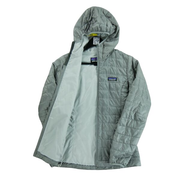 Doudoune femme manches longues gris The North Face Col Montant
