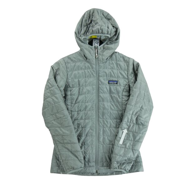 Doudoune femme manches longues gris The North Face Col Montant