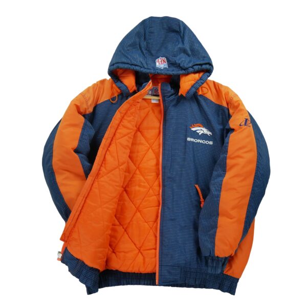 Doudoune homme manches longues marine NFL Motif a motifs Col Montant Equipe Denver Broncos