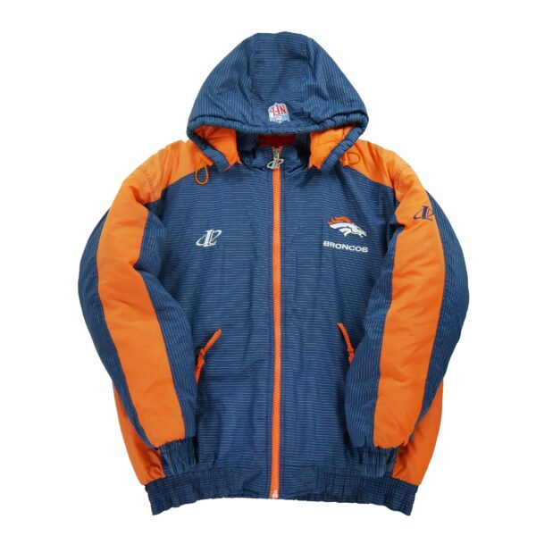 Doudoune homme manches longues marine NFL Motif a motifs Col Montant Equipe Denver Broncos