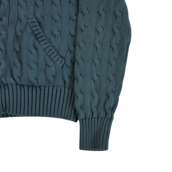 Gilet femme manches longues bleu Polo Ralph Lauren Col Montant