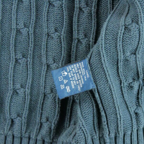 Gilet femme manches longues bleu Polo Ralph Lauren Col Montant