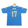 Maillot manches courtes enfant bleu Reebok Equipe Los Angeles Chargers