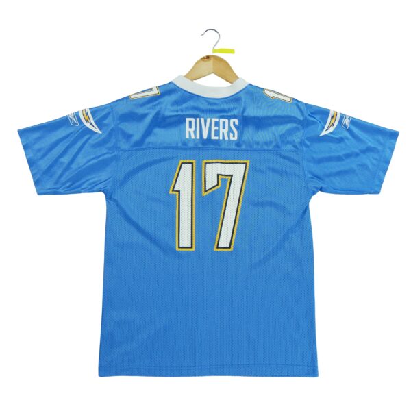 Maillot manches courtes enfant bleu Reebok Equipe Los Angeles Chargers