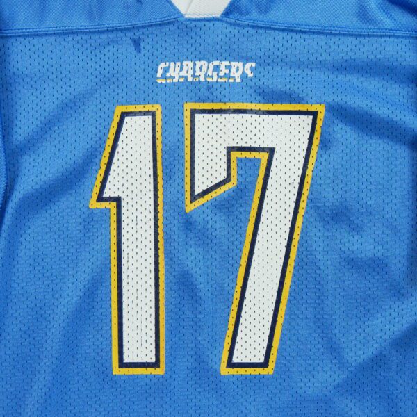 Maillot manches courtes enfant bleu Reebok Equipe Los Angeles Chargers