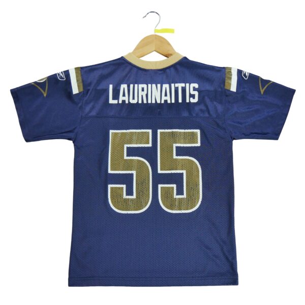 Maillot manches courtes enfant marine Reebok Equipe Los Angeles Rams