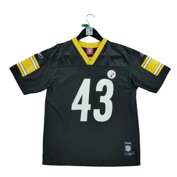 Maillot manches courtes enfant noir Reebok Equipe Pittsburgh Steelers