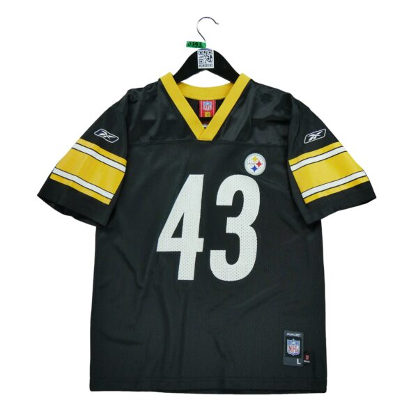 Maillot manches courtes enfant noir Reebok Equipe Pittsburgh Steelers