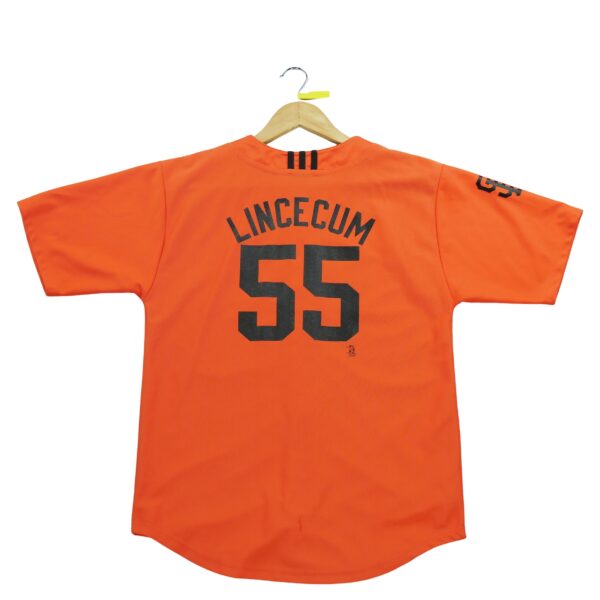 Maillot manches courtes enfant orange Adidas Equipe San Francisco Giants