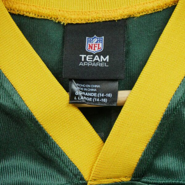 Maillot manches courtes enfant vert NFL Team Apparel Equipe Green Bay Packers