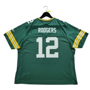 Maillot manches courtes femme vert Reebok Equipe Green Bay Packers