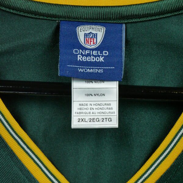 Maillot manches courtes femme vert Reebok Equipe Green Bay Packers