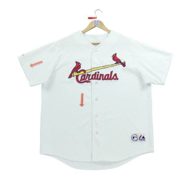 Maillot manches courtes homme blanc Majestic Equipe Saint Louis Cardinals