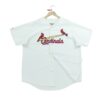 Maillot manches courtes homme blanc Majestic Equipe Saint Louis Cardinals