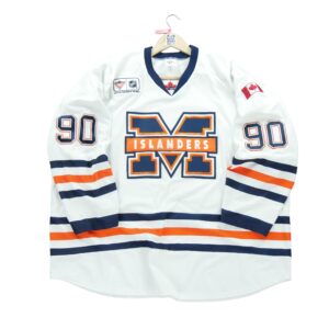 Maillot manches courtes homme blanc NHL Equipe New York Islanders